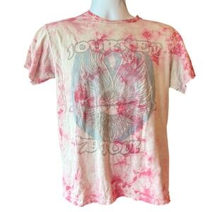 JUNK FOOD CLOTHING Journey '79‎ Tour Tie Dye Band Concert Tee Shirt Size Small